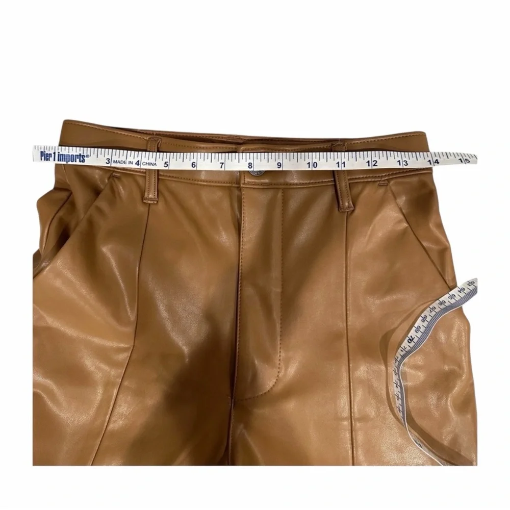 Abercrombie & Fitch Ultra High Rise Faux Leather Pants Women’s 27/4 Caramel